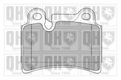 QUINTON HAZELL bp1569 -  Комплект тормозных колодок, дисковый тормоз